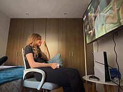 curious teens alone ignite body exploration and intimate touches