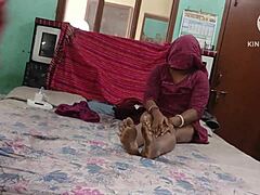 desi bhabhi's sexy young indian curves tease in homemade video chat