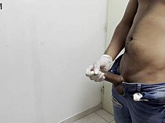 muscular latina bodybuilder screams on hard cock during crazy workout?