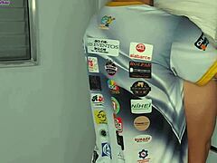 stepsis cleans room while stepdad reforms yard tight pussy tease