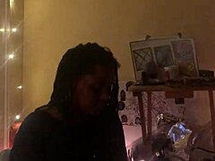 intimate homemade ebony amateur teases with sultry oral skills