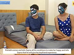 Hot Sapna rides cowgirl keeps Rishabh another day