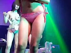 Raw Thai Bar Action with Petite Asian Sluts