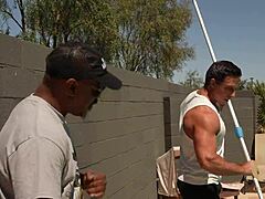 Naked hotwife takes double vaginal from bbc gang in wild 4some outdoors 😈🍆🍑