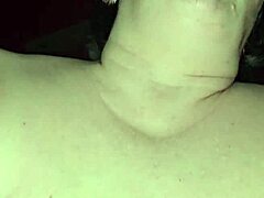 Milf leaks milk from huge tits while riding thick cock