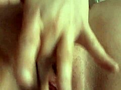 hey she fingers and dildos her wet pussy to a huge orgasm