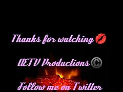 i blast festive cumshot across milf wife's big tits