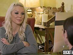 Lusty Milf Kenzie Taylor Fucks Horny Teen Serena Blair's Pussy