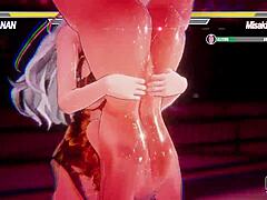 lesbian game time with hot emoji action 🔥👭💦