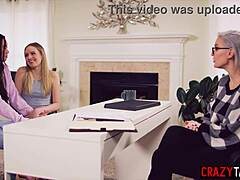 Kenzie Taylor Fucks Big Tits Lesbian Couple