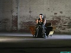 Belladonna assfucked deep in black stockings