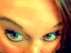 I tease then suck this thick cock till cum fills my pretty mouth