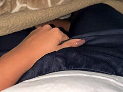 i'm fingering my tight uniform pussy before school squirt