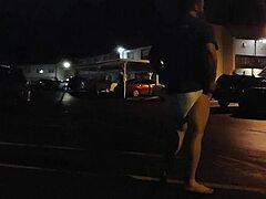 Wanna see me waddle outside in this super thick diaper bulging everywhere?