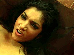 leah jaye fucks rough in fishnets, pussy filled cowgirl to doggy