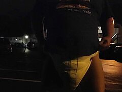 Wanna see me waddle outside in this super thick diaper bulging everywhere?