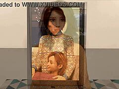 My new memories game with brunette character 19