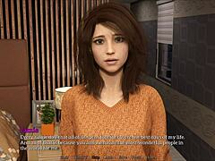 My new memories game with brunette character 19