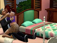 Daddy enters room claiming daughter's eager virginity loss