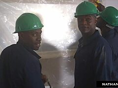 sassy simony diamond teases contractors before dp dap wrecks her asshole in 4k