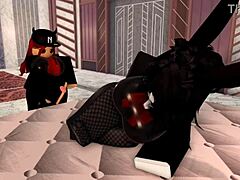 bunny girl teases throat so rough i used it hard fan request roblox 5