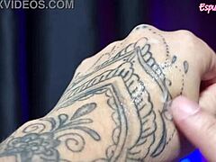 Influencer oils skinny latina body testing pepper blend wet line asmr