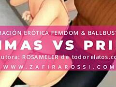 Argentinian Femdom Ballbusting! Rosameler's Hot ASMR Story Voz Zafira Rossi Primo vs Primas