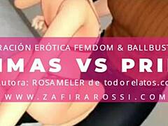 Argentinian Femdom Ballbusting! Rosameler's Hot ASMR Story Voz Zafira Rossi Primo vs Primas