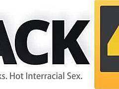 Blonde notices black BF's rod during selfie? They fuck wildly!