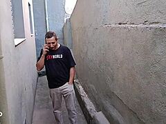 Friend rips clothes fucks mature's tight asshole hard