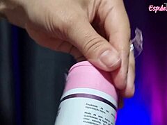 Influencer oils skinny latina body testing pepper blend wet line asmr