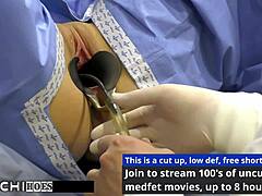 doctor hits patient blaire celeste with hitachi till orgasm in hospital