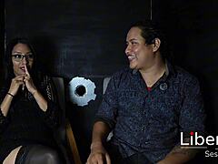 curious hubby guides hotwife sucking stranger cock gloryhole