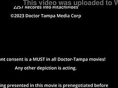 taylor raz caught rubbing pussy hard. rene phoenix joins the fun backstage