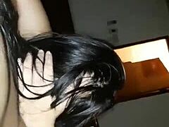 this thai girl's lips locked on my throbbing cock, sucking deep and sloppy...