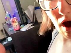 Sandra's candid clips end in huge facial cumshots