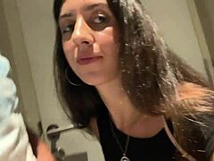 crazy starbucks cumwalk after public toilet blowjob sipping sperm coffee on streets