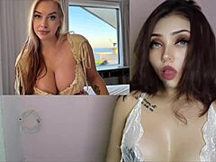 horny hermanastra masturbates big tits begging for creampie pov