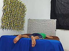 curvy latinas dominate cuckold bodybuilder—keep fucking after he cums quick