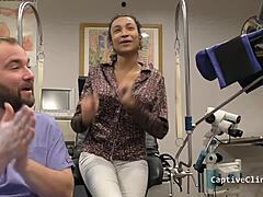 backstage with miss mars' latex-gloved big ass smuggling tease