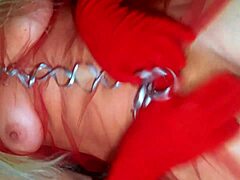 sexy mature latina's big ass and wet hairy pussy up close!