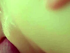 lick my balls as i fuck her pussy threesome doll fun 😈💦👅