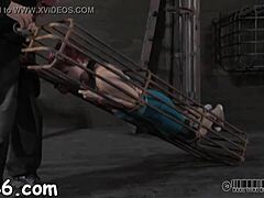 Tormenting babe's sensitive nipps drives her wild!!