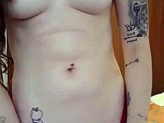 Intense brazilian solo masturbation builds to shuddering climax