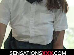 Kimora Quinn Fucks Professor with Bare Pussy in Uniform