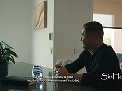 syren de mer dominates submissive virgin nathan bronson as pastor's wife