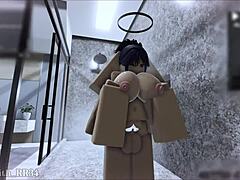 yuuka drops 100kg ass for creampie ride