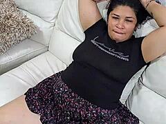 Suggestive Latina Mature Craves Stepson's Thick Thrusts