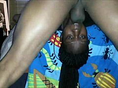 amateur black homemade slut facefucked rough by horny guy