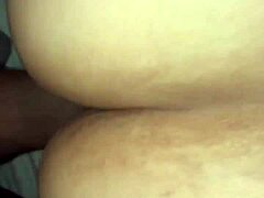 My busty hooker whore bends over for raw anal pounding